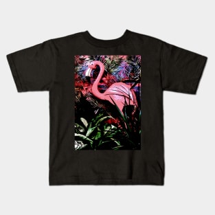 FLAMINGO..House of Harlequin Kids T-Shirt